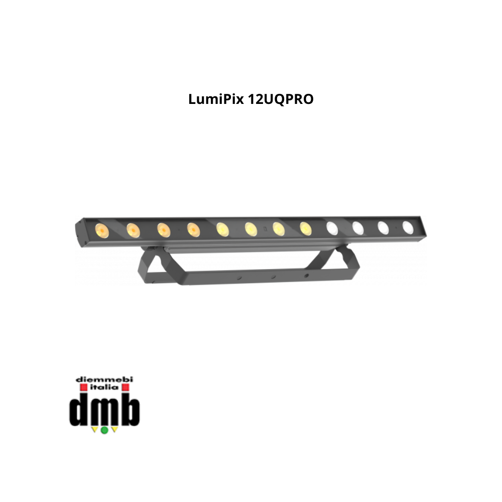 PROLIGHTS - LumiPix 12UQPRO - Barra a LED 12x8W RGBW/FC 3 sezioni PowerCON-3p 19° IP20 71W