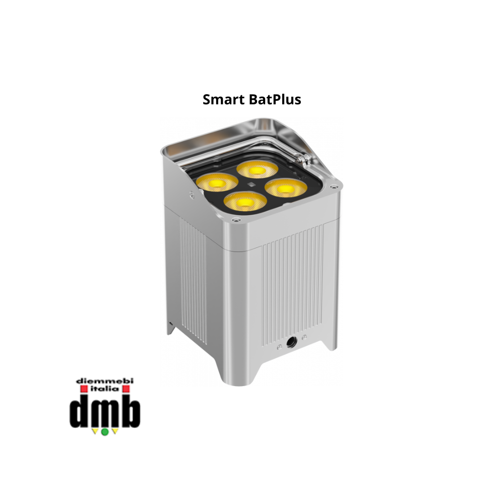 PROLIGHT - Smart BatPlus - proiettore LED a batteria  4x12W RGBW LEDs