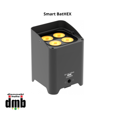 PROLIGHT - Smart BatHEX - proiettore LED a batteria 4x12W RGBWAP LEDs