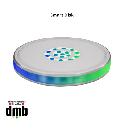 PROLIGHTS - Smart Disk - Centrotavola da effetto a LED RGBW 39x0,25W RGB + Bianco Caldo