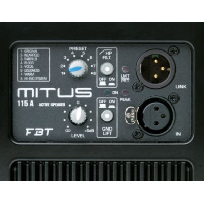 FBT - MITUS 115A - 31760 - Diffusore acustico cassa attiva bi-amplificata 900 W RMS 15"