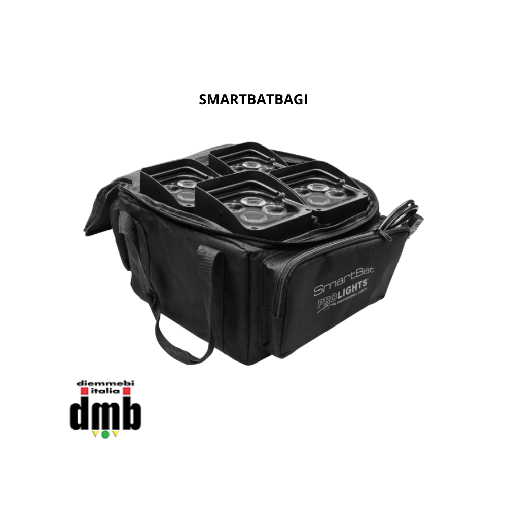 PROLIGHTS - SMARTBATBAGI - Borsa in nylon ad alta resistenza per contenere 4x SMARTBAT