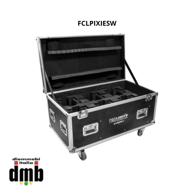 PROLIGHTS - FCLPIXIESW - Flight case per Teste mobili Pixie Wash, Pixie Spot