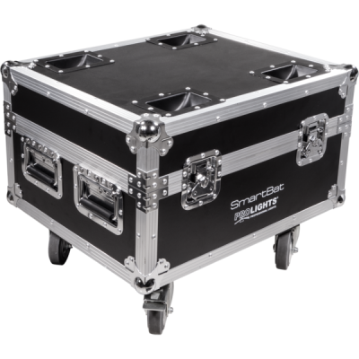 PROLIGHTS - FCLSMARTBAT - Roadcase flight-case con scomparti e ruote per 9xSMARTBAT