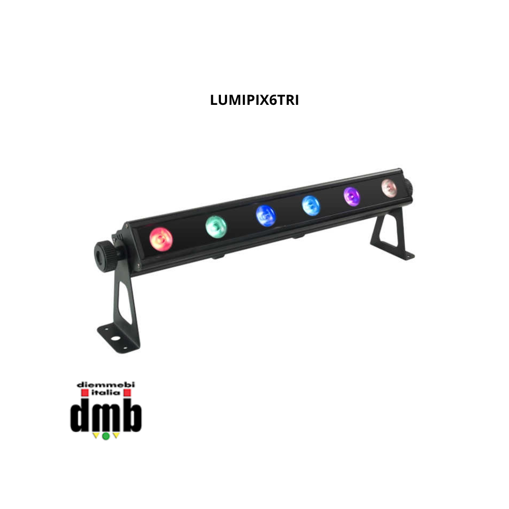 TRIBE - LUMIPIX6TRI - Barra Cambiacolori lineare con Fari a Led