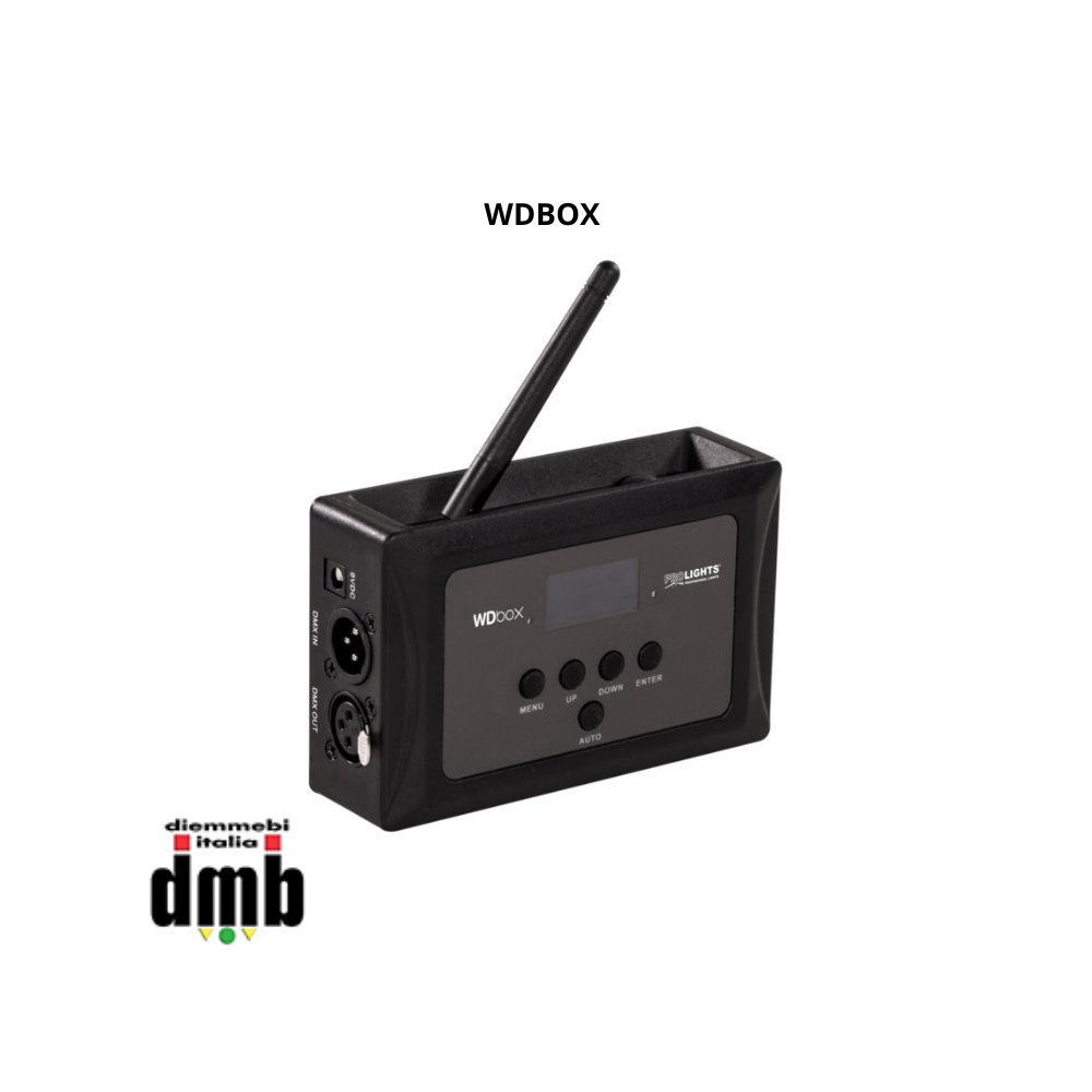 TRIBE - WDBOX - Ricetrasmettitore wireless dmx XLR 3P