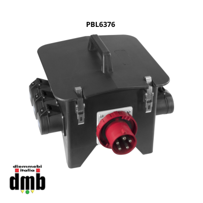 GDE - PBL6376 - Power-box portatile per la distribuzione elettrica, ingresso spina 5p 63A