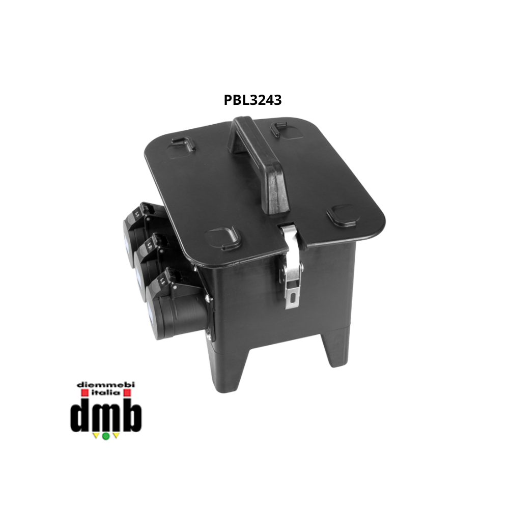 GDE - PBL3243 - Power-box portatile per la distribuzione elettrica, ingresso spina 5p 32A