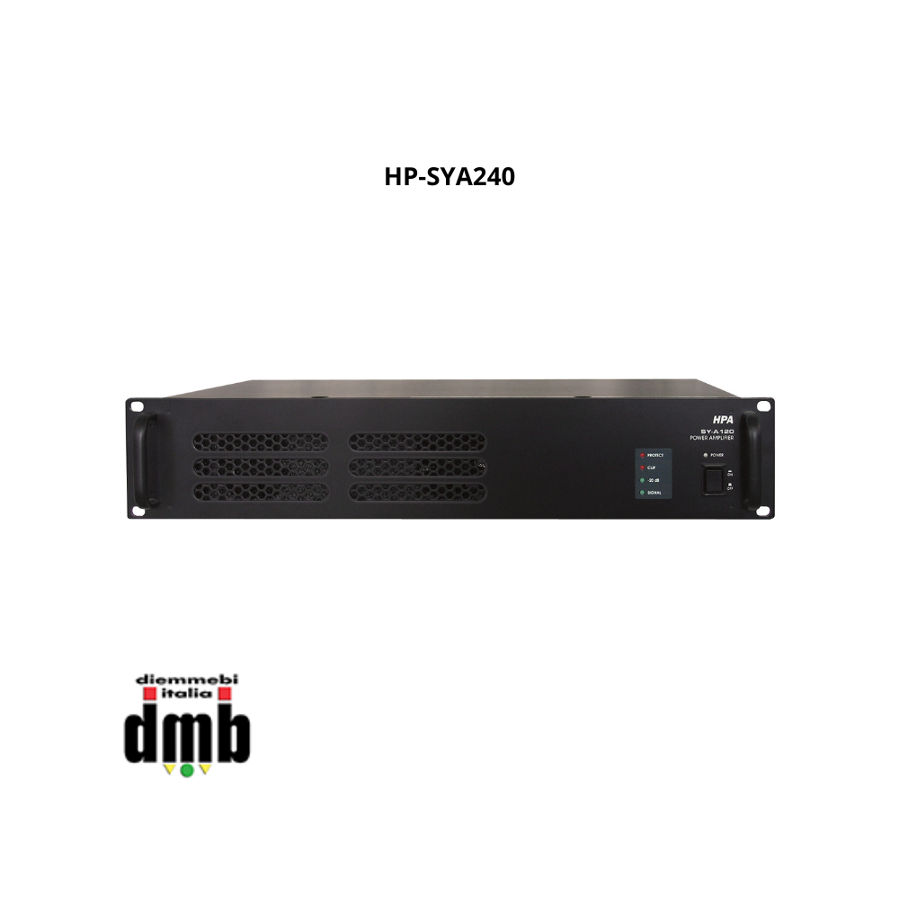 HP AUDIO - HP-SYA240 - Ampliﬁcatore P.A. 1x240W 100V