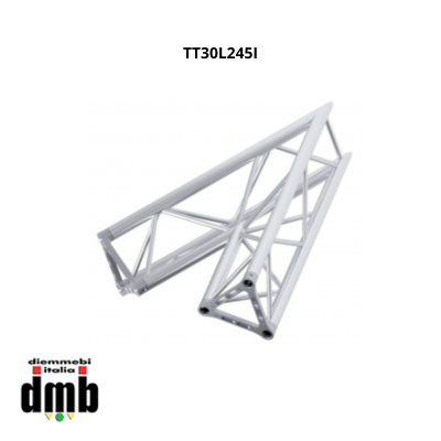 ANGOLO TRIANGOLARE SEZ 29 CM 2 VIE 45° VERTICE INTERNO