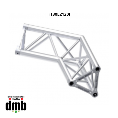 TEKPRO - TT30L2120I - ANGOLO TRIANGOLARE SEZ 29 CM 2 VIE 120° VERTICE INTERNO