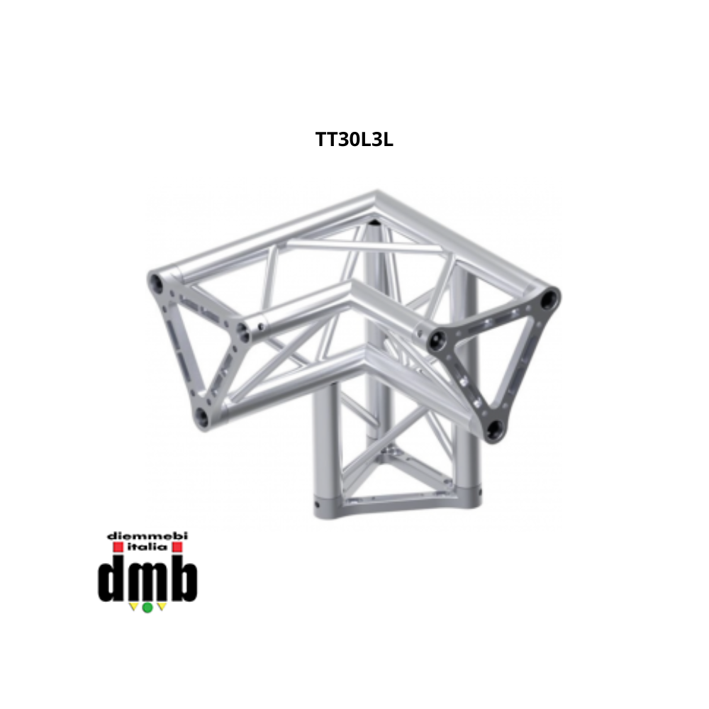 TEKPRO - TT30L3L- ANGOLO TRIANGOLARE SEZ 29 CM 3 VIE 90° SX VERSO SOPRA