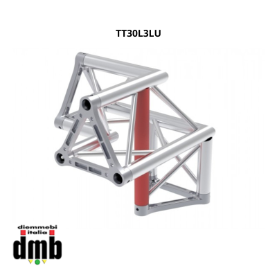 TEKPRO - TT30L3LU - ANGOLO TRIANGOLARE SEZ 29 CM 3 VIE 90° SX VERSO BASSO