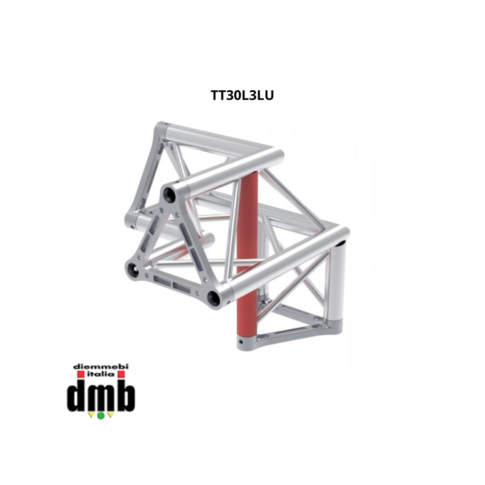 TEKPRO - TT30L3LU - ANGOLO TRIANGOLARE SEZ 29 CM 3 VIE 90° SX VERSO BASSO