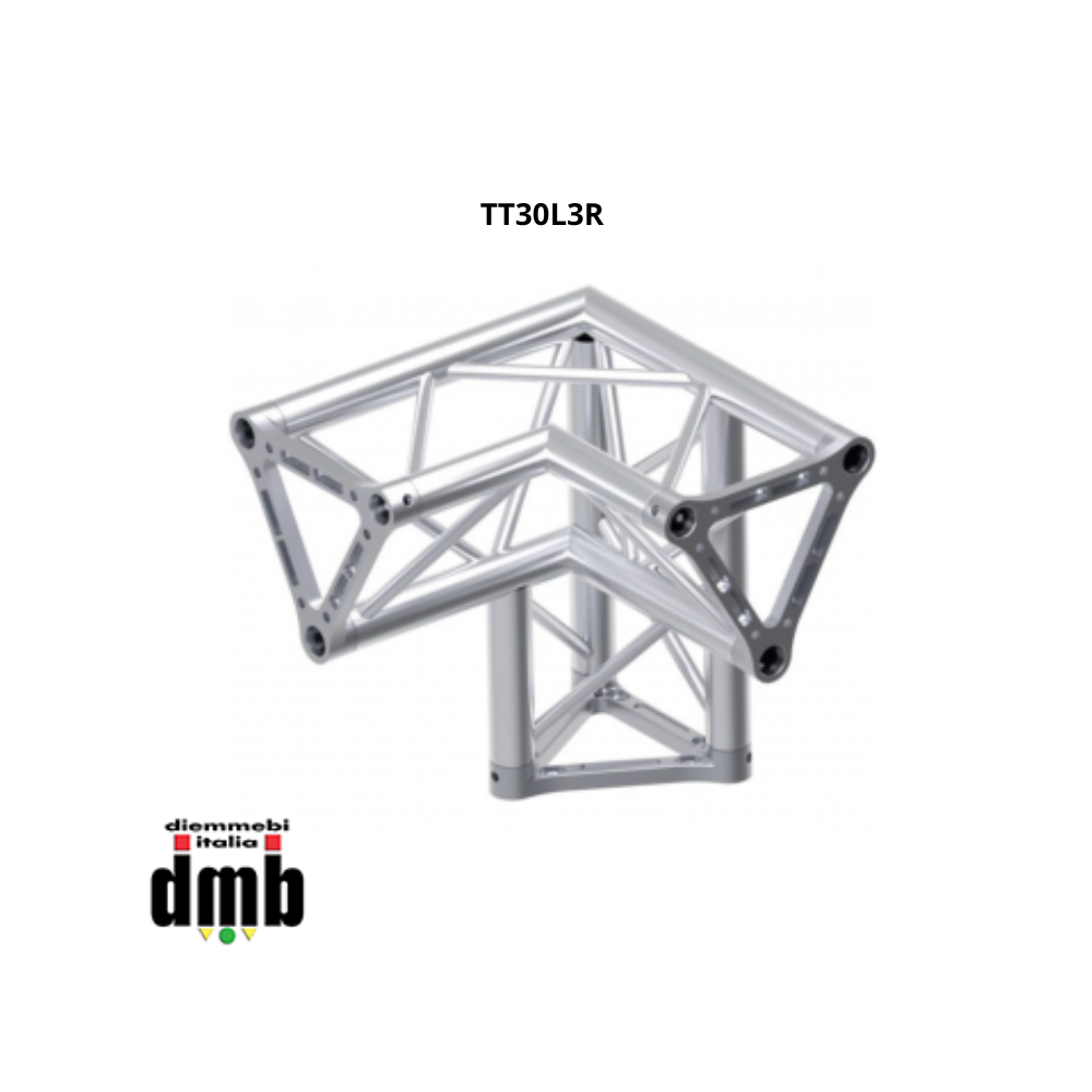 TEKPRO - TT30L3R - ANGOLO TRIANGOLARE SEZ 29 CM 3 VIE 90° DX VERSO ALTO