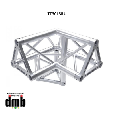 TEKPRO - TT30L3RU - ANGOLO TRIANGOLARE SEZ 29 CM 3 VIE 90° DX VERSO BASSO