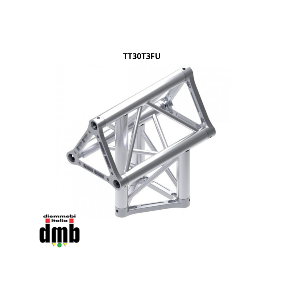 TEKPRO - TT30T3FU - RACCORDO TRIANGOLARE SEZ 29 CM 3 VIE T VERSO BASSO