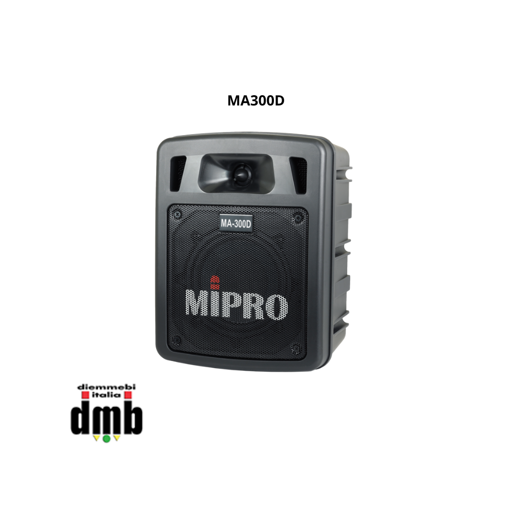 MIPRO - MA300D - Amplificazione portatile 60/102W a batteria e corrente bluetooth