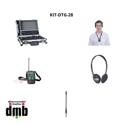 MIPRO - KIT-DTG-28 - Kit Completo per Audio Guide per 28 persone