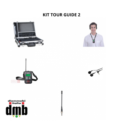 MIPRO - KIT_TOUR_GUIDE - Kit per Tour Guide con 1 trasmettitore e 27 ricevitori