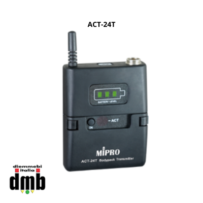 MIPRO - ACT-24T - Trasmettitore belt pack ACT-2.4GHz