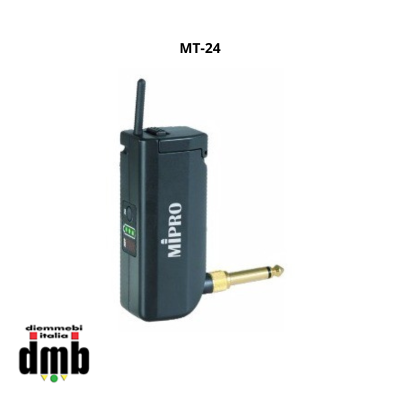 MIPRO - MT-24 - Trasmettitore per Chitarra o Linea ACT-2,4GHz con Batteria ricaricabile al Litio