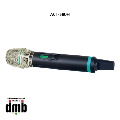 MIPRO - ACT-580H - Trasmettitore Digitale Beltpack Funziona con batteria ricaricabile MB-5 o con 2 batterie AA