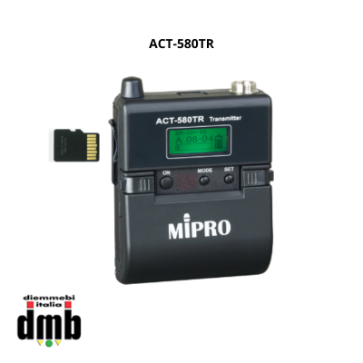 MIPRO - ACT-580TR - Trasmettitore Digitale Beltpack con funzione di registratore