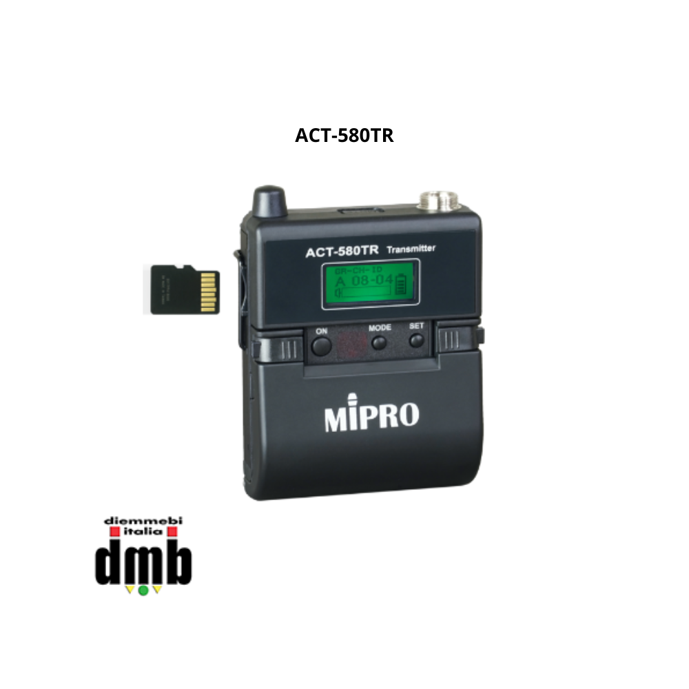 MIPRO - ACT-580TR - Trasmettitore Digitale Beltpack con funzione di registratore