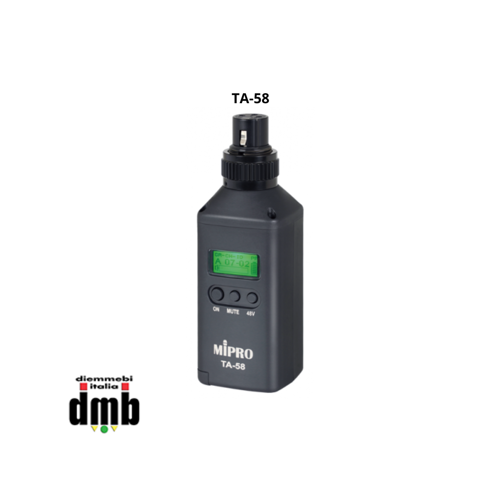 MIPRO - TA-58 - Trasmettitore digitale 5,8G con presa XLR