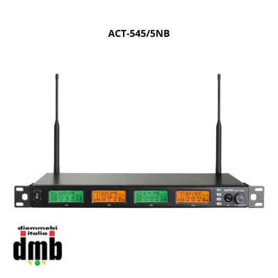 MIPRO - ACT-545/5NB - Ricevitore quadruplo - UHF ACT - Banda 24MHz - PC Control