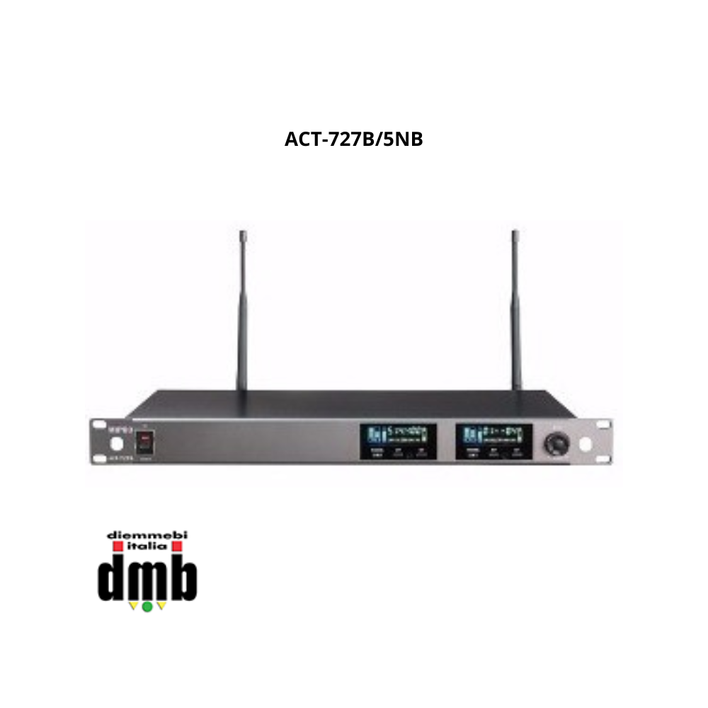 MIPRO - ACT-727B/5NB - Ricevitore doppio ACT-UHF - 104 canali preset