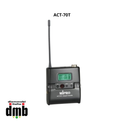 MIPRO - ACT-70T - Trasmettitore da Cintura Alta Gamma ACT-UHF Wideband