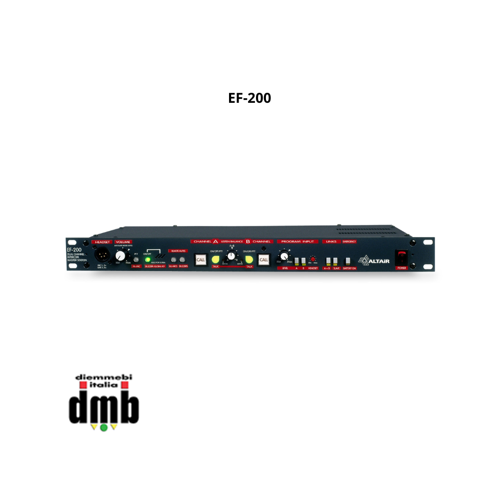 ALTAIR - EF-200 - Stazione di trasmissione sistema intercom a filo due canali