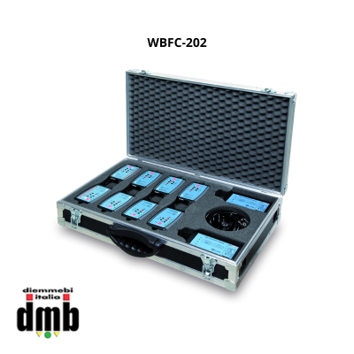 ALTAIR - WBFC-202 - Flight case per 8 beltpack serie compact + doppio caricatore