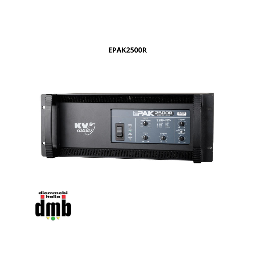 KV2 AUDIO - EPAK2500R - Amplificatore (La soluzione ES montata su rack)