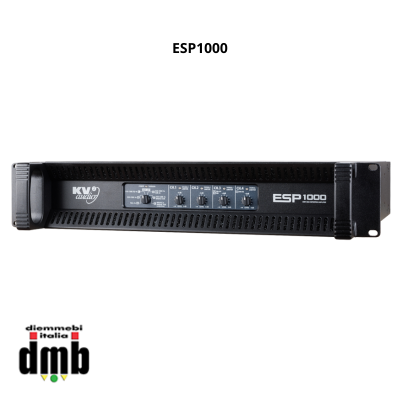 KV2 AUDIO - ESP1000 - Amplificatore ad alta definizione montato su rack