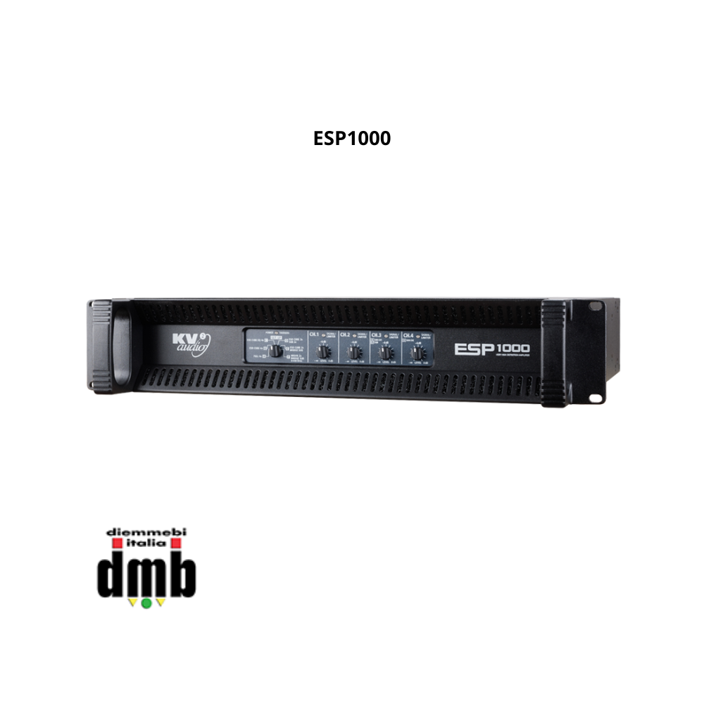 KV2 AUDIO - ESP1000 - Amplificatore ad alta definizione montato su rack