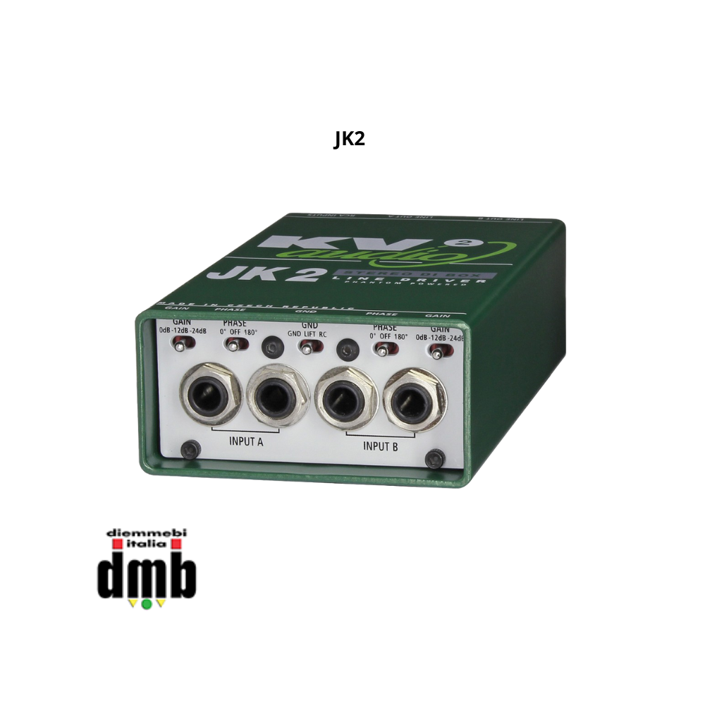 KV2 AUDIO - JK2 - Stereo DI BOX - Driver di linea