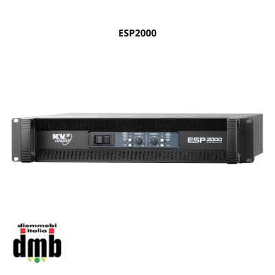 KV2 AUDIO - ESP2000 - Amplificatore ad alta definizione montato su rack