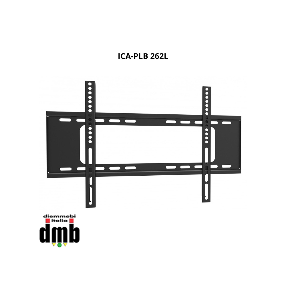 TECHLY - ICA-PLB 262L - Staffa a Muro Fissa Slim TV LED LCD 30-70" Nero