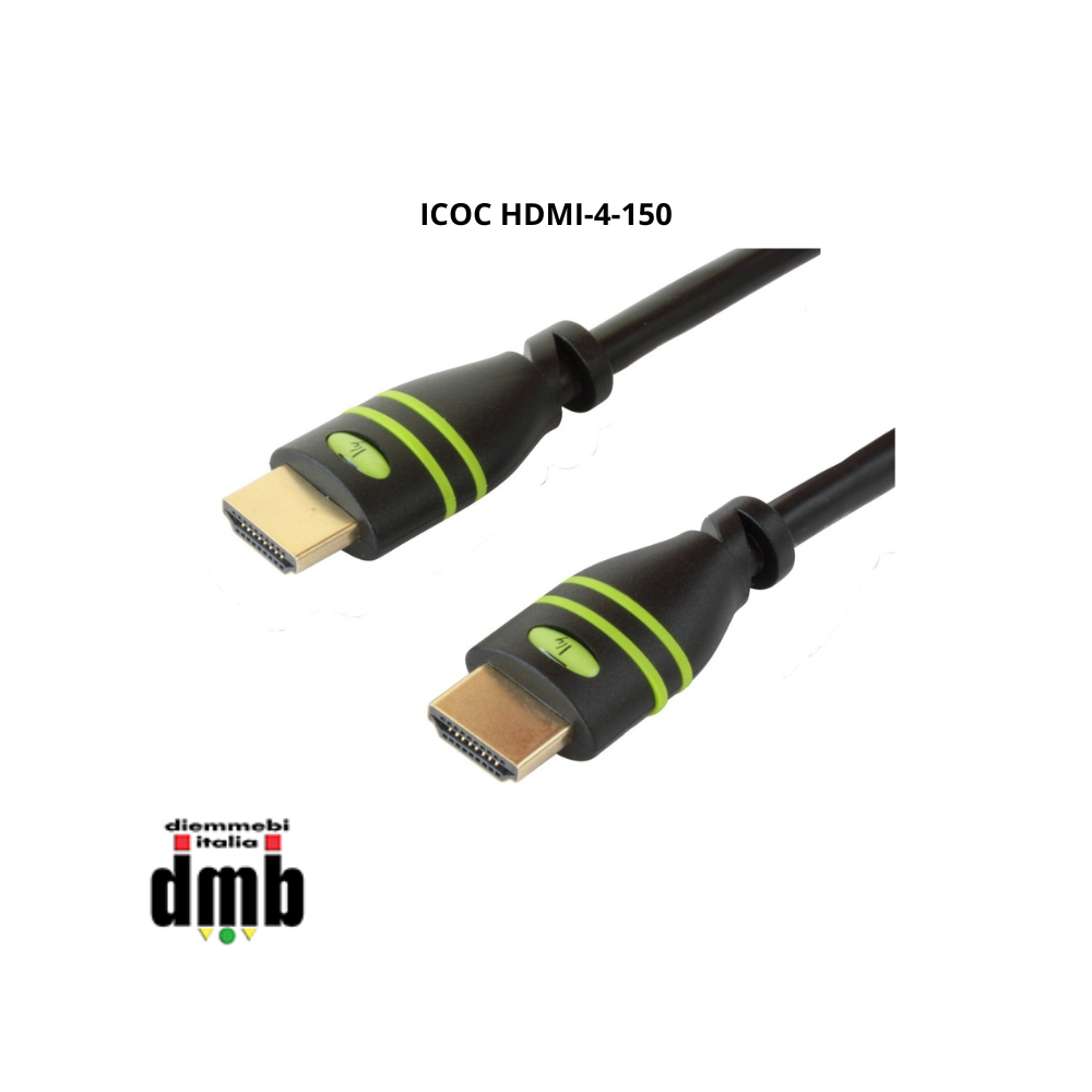 TECHLY - ICOC HDMI-4-150 - Cavo HDMI™ High Speed con Ethernet A/A M/M 15 m Nero