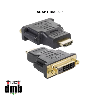 TECHLY - IADAP HDMI-606 - Adattatore HDMI Maschio a DVI Femmina