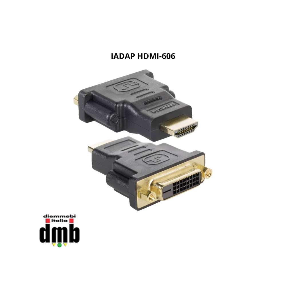 TECHLY - IADAP HDMI-606 - Adattatore HDMI Maschio a DVI Femmina