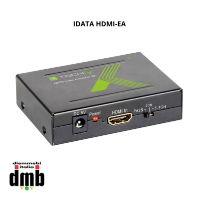 TECHLY - IDATA HDMI-EA - Estrattore Audio HDMI SPDIF+RCA R/L