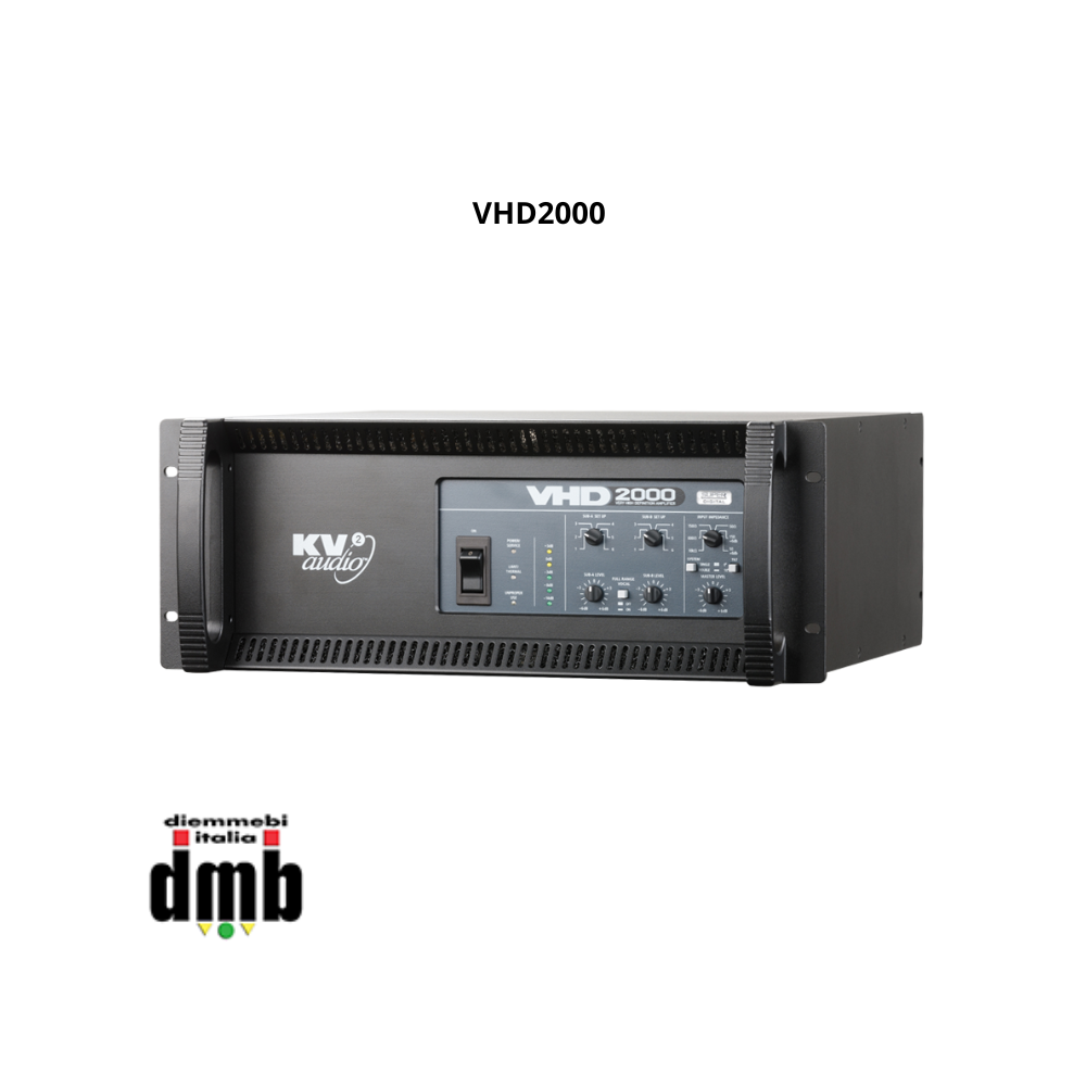 KV2 AUDIO - VHD2000 - Controllo e amplificazione del sistema