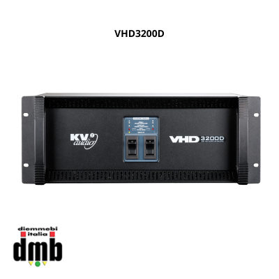 KV2 AUDIO - VHD3200D - Amplificatore con strumento di controllo e diagnostica