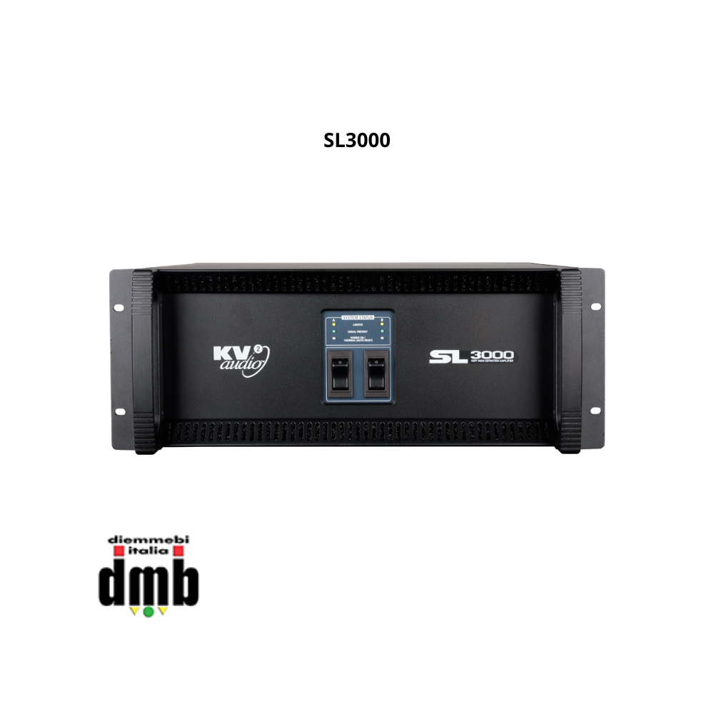 KV2 AUDIO - SL3000 - Amplificatore montato su rack