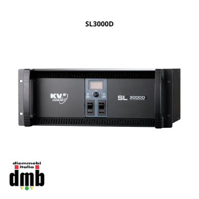 KV2 AUDIO - SL3000D - Amplificatore con strumento di controllo e diagnostica