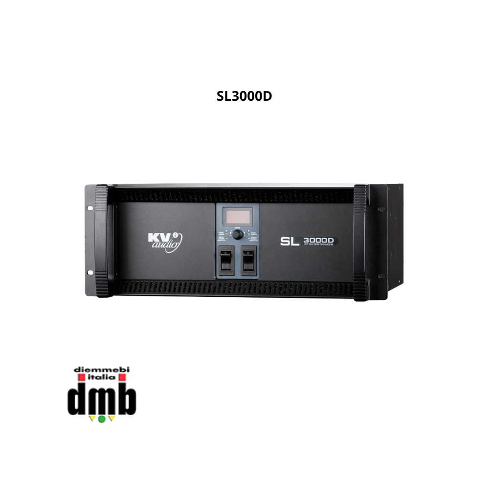 KV2 AUDIO - SL3000D - Amplificatore con strumento di controllo e diagnostica